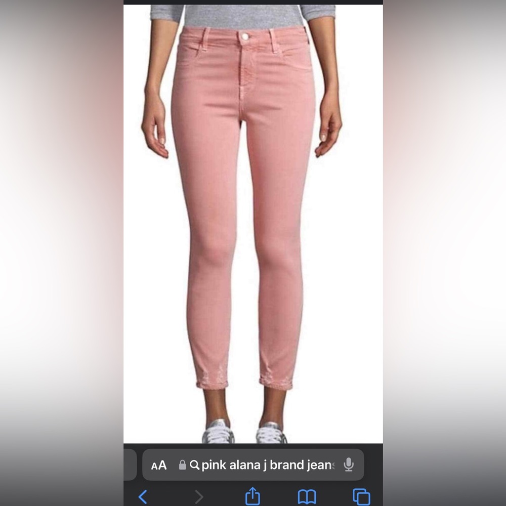J Brand Pink Alana Jeans